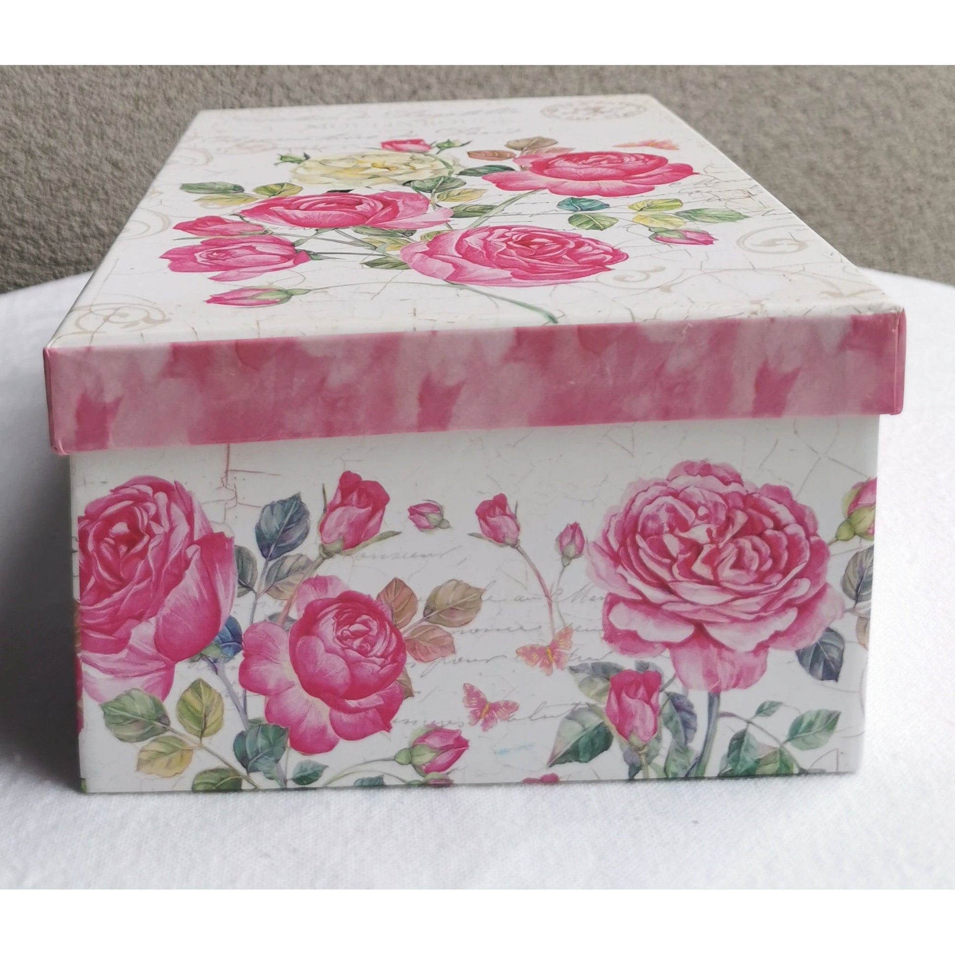 Photo is of a floral gift box